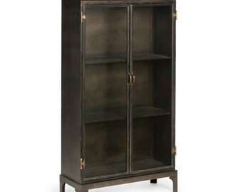 Rustic Metal Cabinet Etsy
