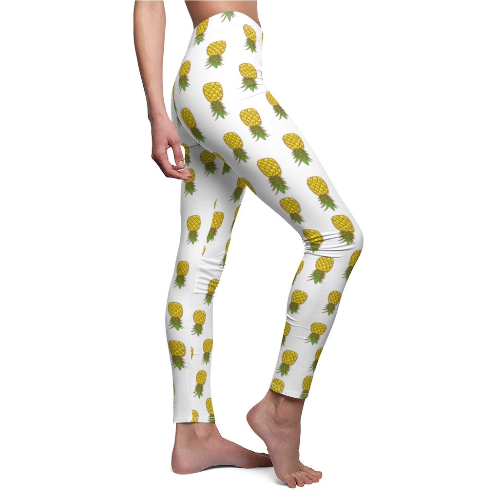 Symbol Upside Down Pineapple Leggins for Women / Women's Etsy