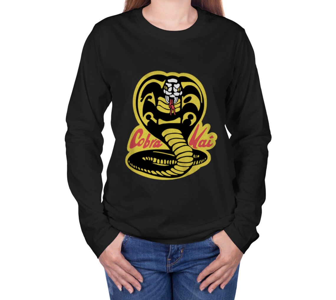 Cobra Kai Long Sleeve TShirt Cobra Kai Design Unisex Tee Etsy