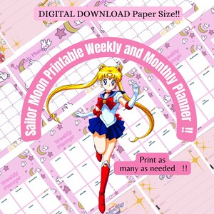Anime Sailor Moon Original Picture Set Picture 2023 Vertical Paper Frame  Grid Notation Desk Calendar Monthly Calendar - AliExpress