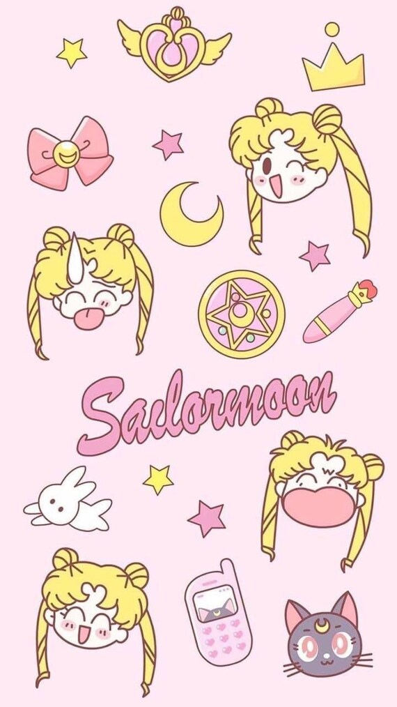 Sailor Moon Printable Weekly and Monthly Planner DIGITAL - Etsy