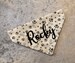 Dog bandana, personalised dog bandanas, over the collar bandana, bones and paws, puppy bandanas, dog owners gift, puppy gift, cute bandanas 