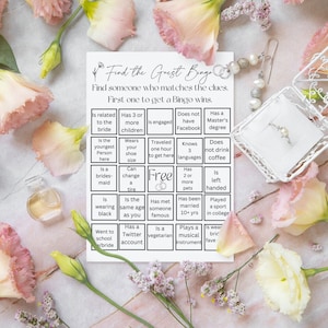 Find the Guest Bingo