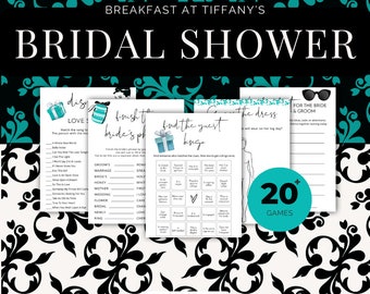 Breakfast at Tiffany&#39;s Bridal Shower Games
