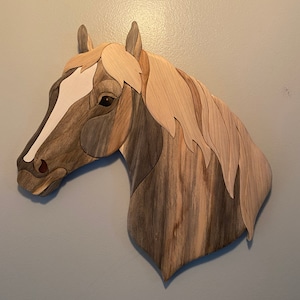 Horse Intarsia