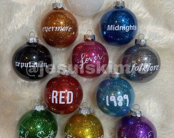 11 Album Inspired Ornament Set