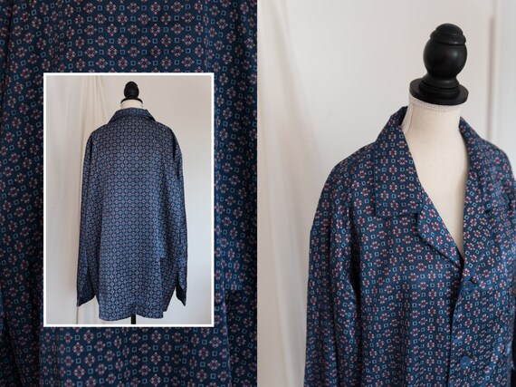 Vintage Oversized Pyjama Style Shirt