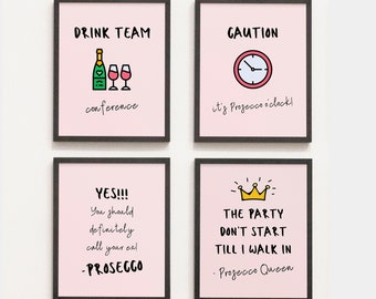 Printable Kitchen Wall Art Drink Prosecco Print Kitchen Print Prosecco Wall Art Gift For A Prosecco Lover Home Decor Wall Art Art Collectibles Drawing Illustration Delage Com Br