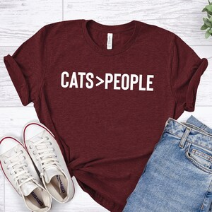 Cats Over People, Cat Shirt, Cat Mama, Cat Lover Gift, Cat Lover Shirt, Cat Mom Shirt, Crazy Cat Lady, Animal Lover Gift For Women