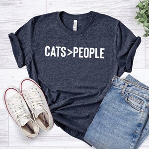 Cats Over People, Cat Shirt, Cat Mama, Cat Lover Gift, Cat Lover Shirt, Cat Mom Shirt, Crazy Cat Lady, Animal Lover Gift For Women