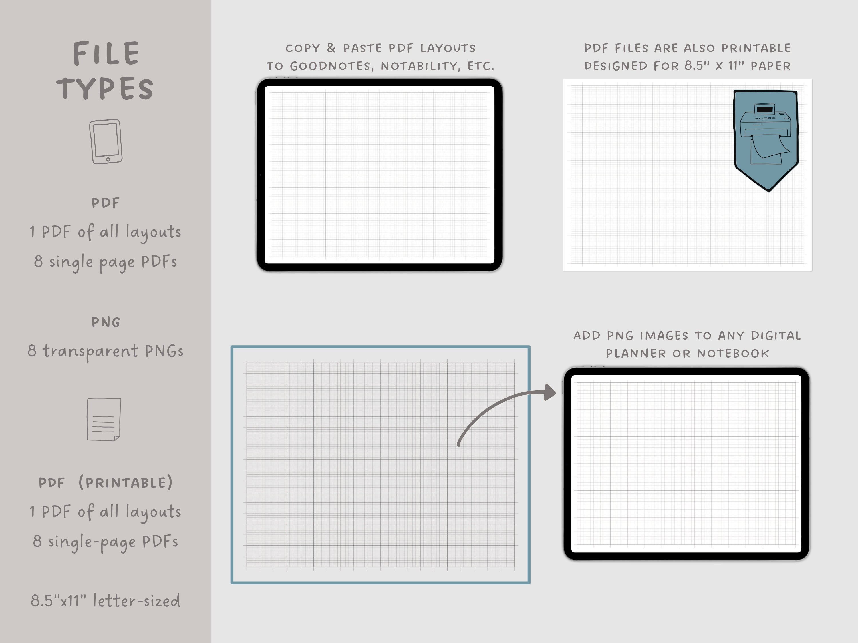 knitting graph paper set printable pdf digital pdf png etsy