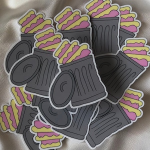 Trashcan Sticker