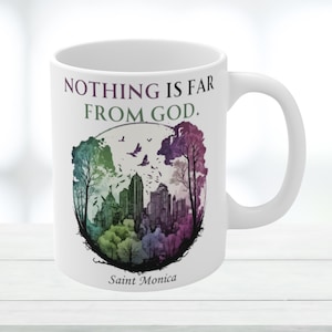 Saint Monica Coffee Mug | Patron Saint Of Mothers | Mothers Day Gift | Orthodox Christian | Catholic Mugs