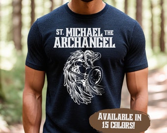 St. Michael Archangel T-Shirt: Catholic Christian Gift