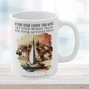 Saint Anthony Padua Coffee Mug Patron Saint Lost Articles Catholic