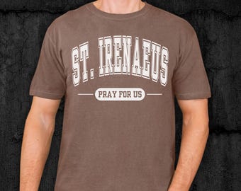 St. Irenaeus of Lyons Shirt | Catholic Patron Saint T-Shirt | Comfort Colors Unisex Tee