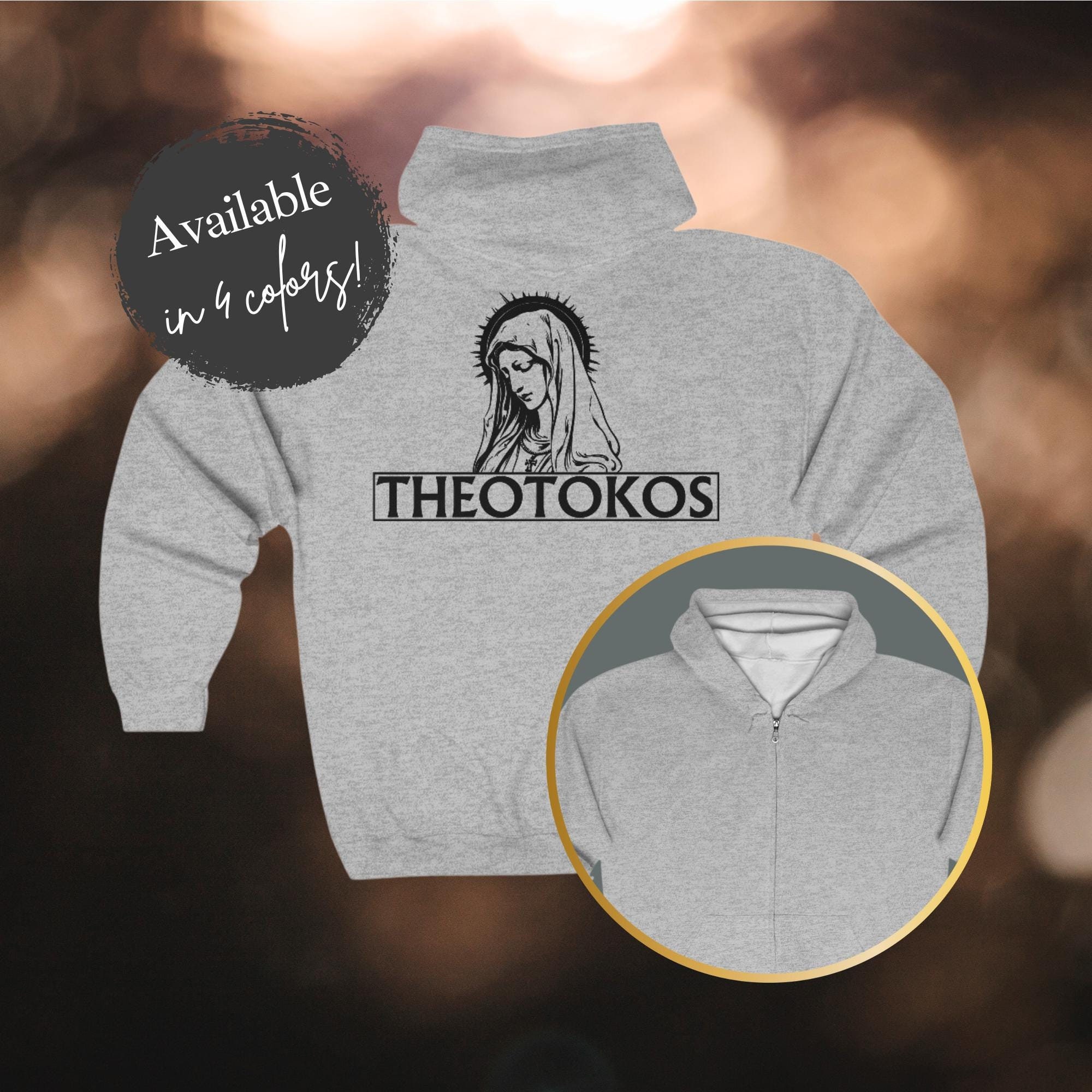 Virgin Mary Zip Hoodie - Etsy