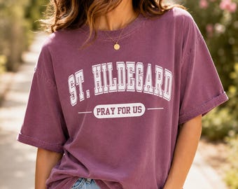 St. Hildegard of Bingen Shirt | Catholic Doctor of the Church T-Shirt | Comfort Colors Unisex Tee