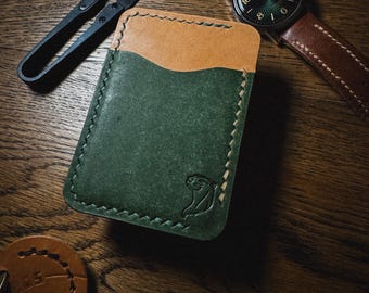 The Fern - Handmade Minimalist Front Pocket Wallet