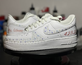 Custom Air Force 1 Bridal sneakers