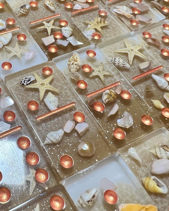 Down by the shore, custom dominoes