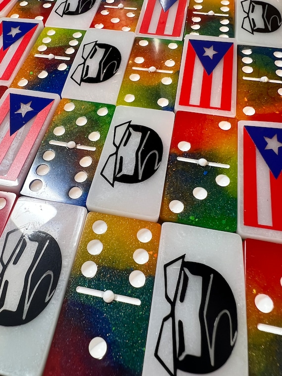 Bad bunny custom dominoes