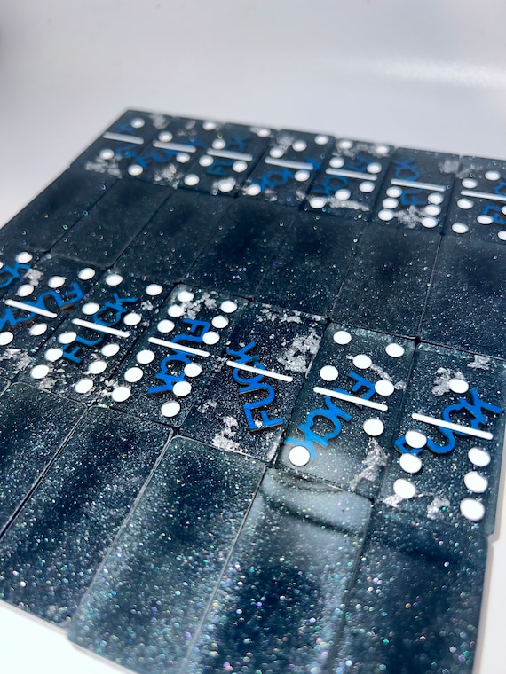 F**K custom made dominoes