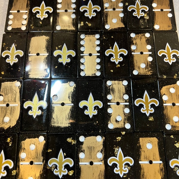 New Orleans Saints Custom Domino Set
