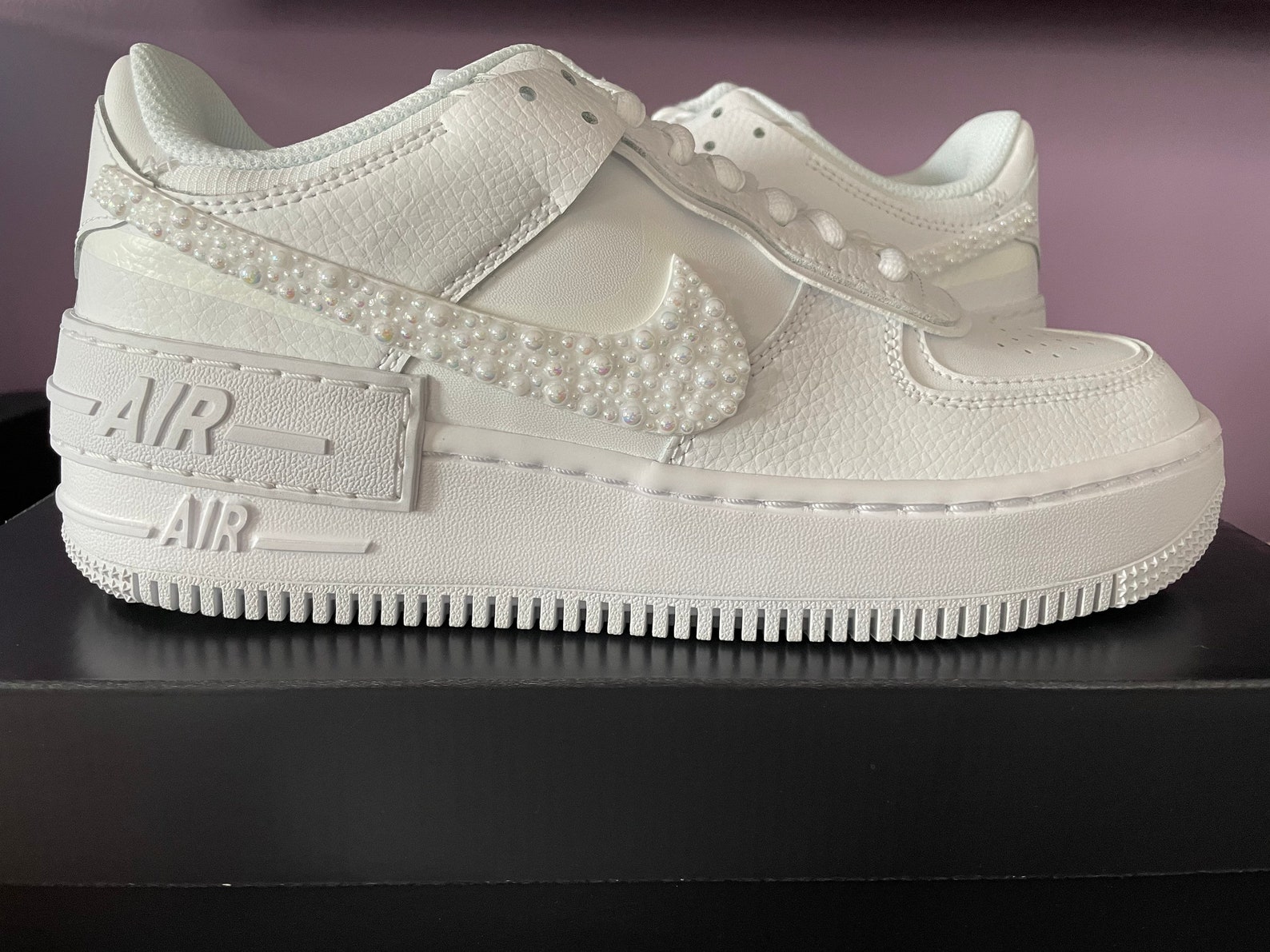 peach air force 1 shadow