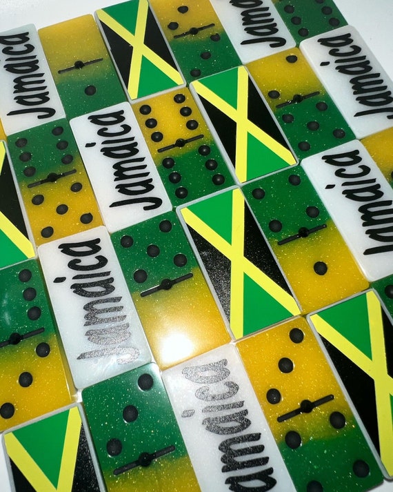 Jamaica custom dominoes