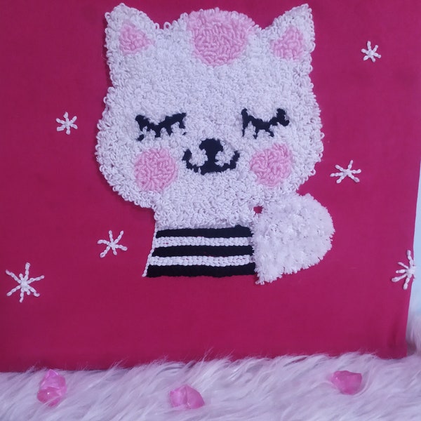 Nadel Punsch Kinderzimmer Wand Kunst & Tisch Dekor 3D Katze handgemachte personalisierte Freeshipping verschlafen ecute Kätzchen gemacht, um verschiedene Größen hübsch zu bestellen