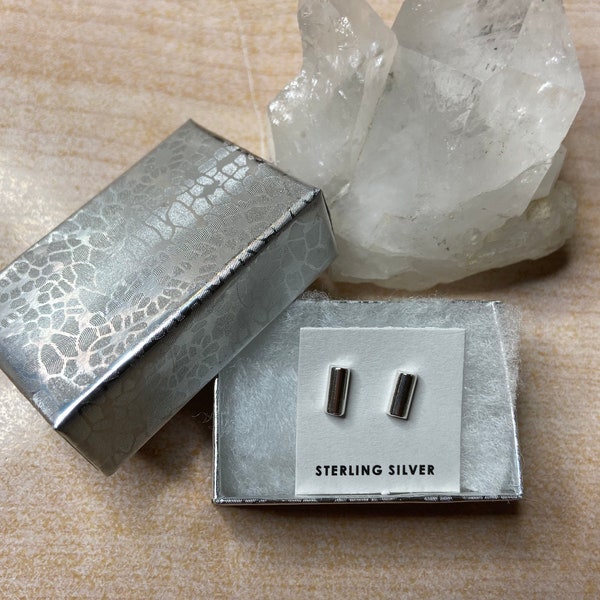 Sterling silver 925 line studs, bar studs, dainty earrings, bar earrings, sterling silver earrings, stud earrings, Line earrings, 925 silver
