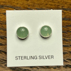 5mm Aventurine Stud Earring/Tiny Post Earring/Small Earring/Sterling Silver Aventurine Post Earring/Helix/Tragus/Cartilage/Handmade/For Her