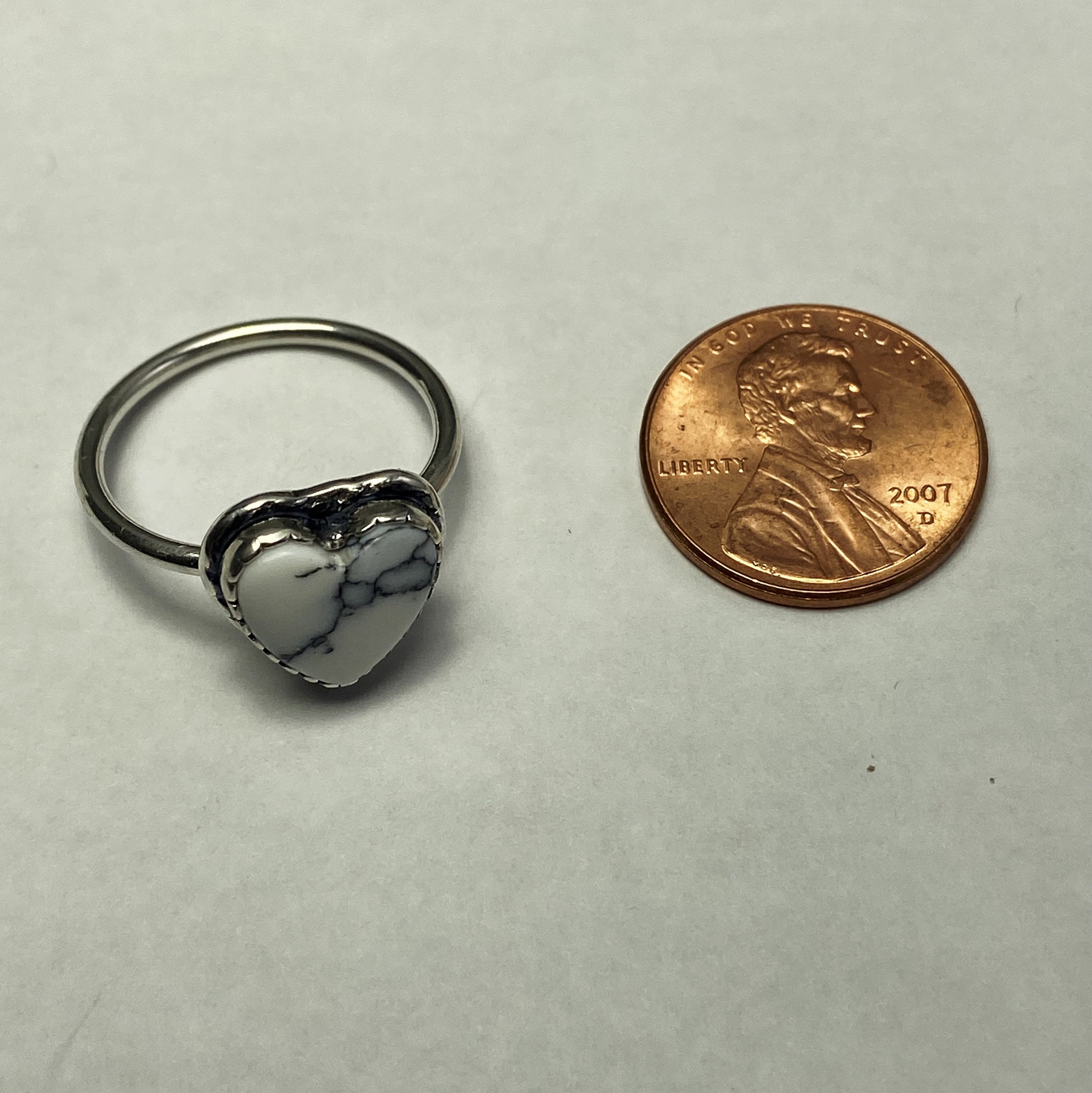 Turquoise Heart Ring/blue Turquoise Heart Ring/heart Etsy