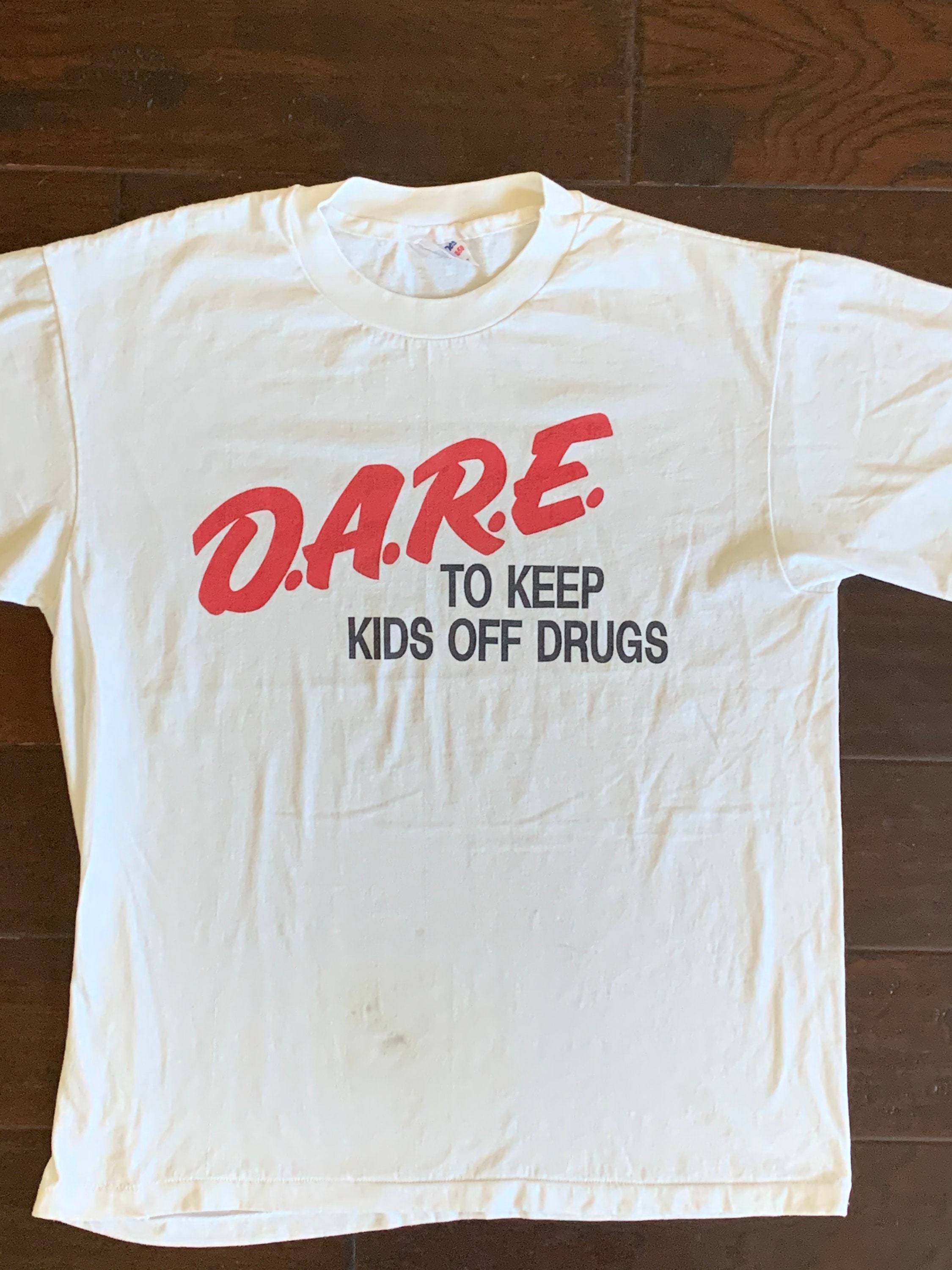 VTG 1980's D.A.R.E to Keep Kids off Drugs 80s Tee T-shirt - Etsy UK