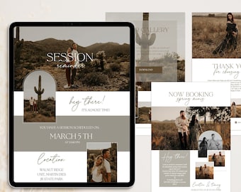 Photography Email Template Bundle, Canva Marketing Templates (Digital Download)