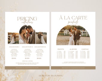 Wedding Photography Pricing Guide Template: Photoshop Price List (Digital  Download)