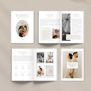 Wedding Photography Welcome Guide, Wedding Pricing Guide Template, Photographer Client guide, Engagement Session Guide, CANVA TEMPLATE