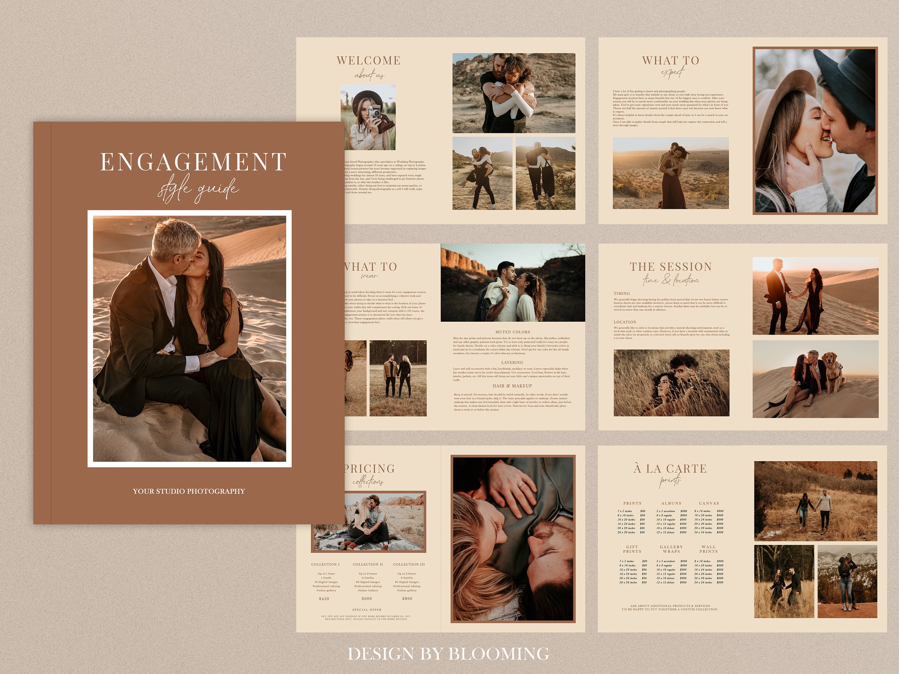 Engagement Style Guide Engagement Welcome Guide Photographer | Etsy