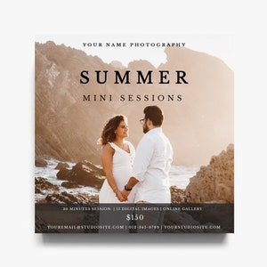 Mini Session Template, Mini Sessions, Summer Mini, Photographer Mini Session PSD, Mini Template, Photography Mini Sessions, INSTANT DOWNLOAD