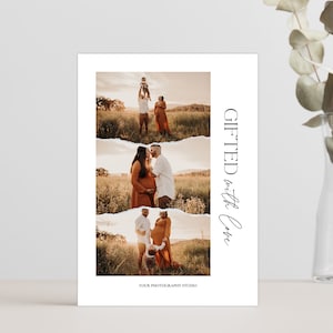 Modèle de certificat-cadeau de photographe, modèle Canva et Photoshop, carte-cadeau de photographie, carte-cadeau pour photographe, bon de photographie