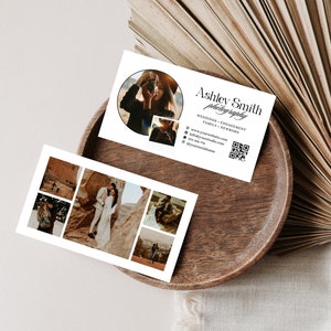 Fotografie Visitenkarte Vorlage, Fotograf Visitenkarte, Canva Vorlage, Foto Sitzung Visitenkarte, Marketing Broschüre