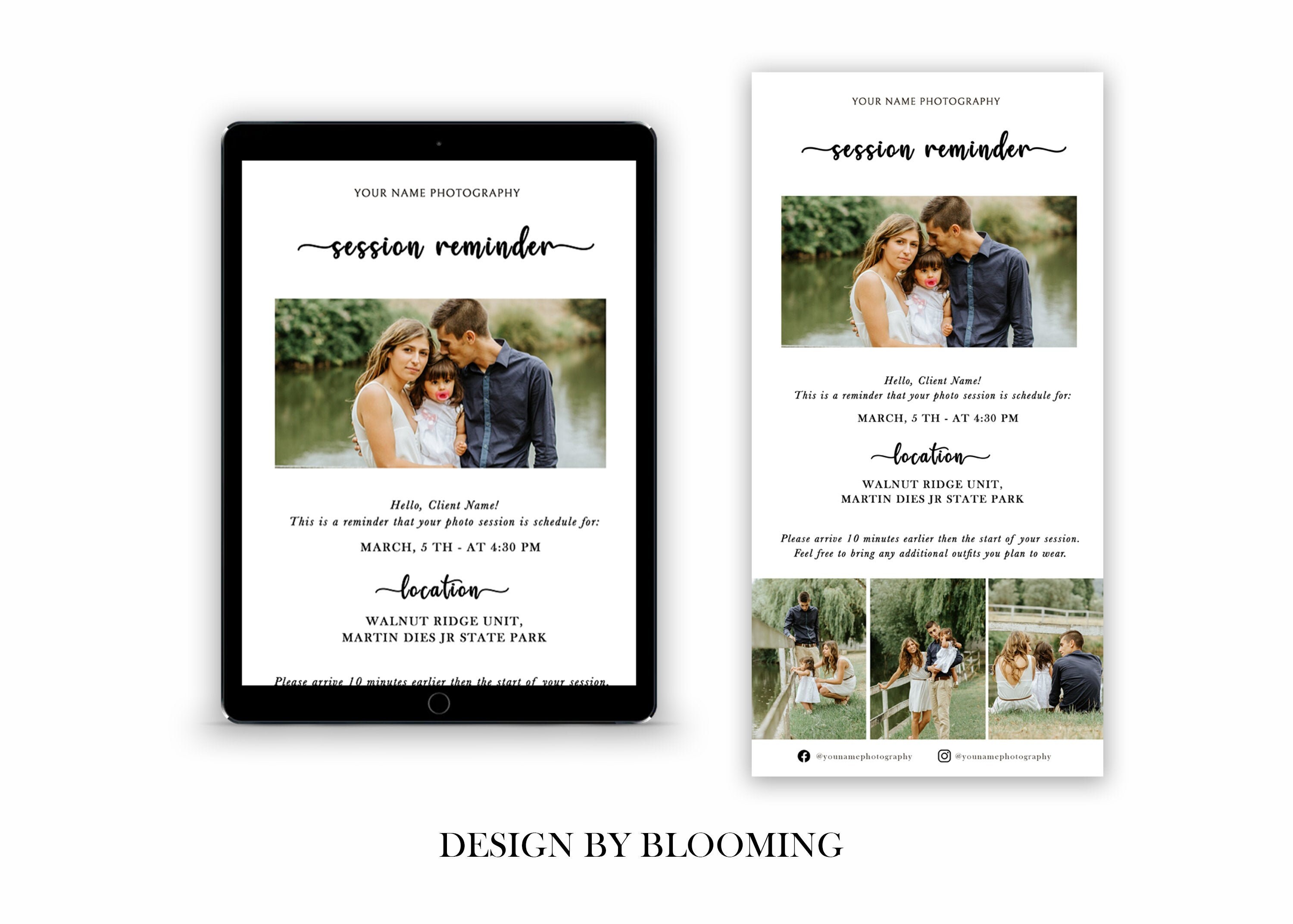 session-reminder-email-newsletter-template-for-photographers-etsy