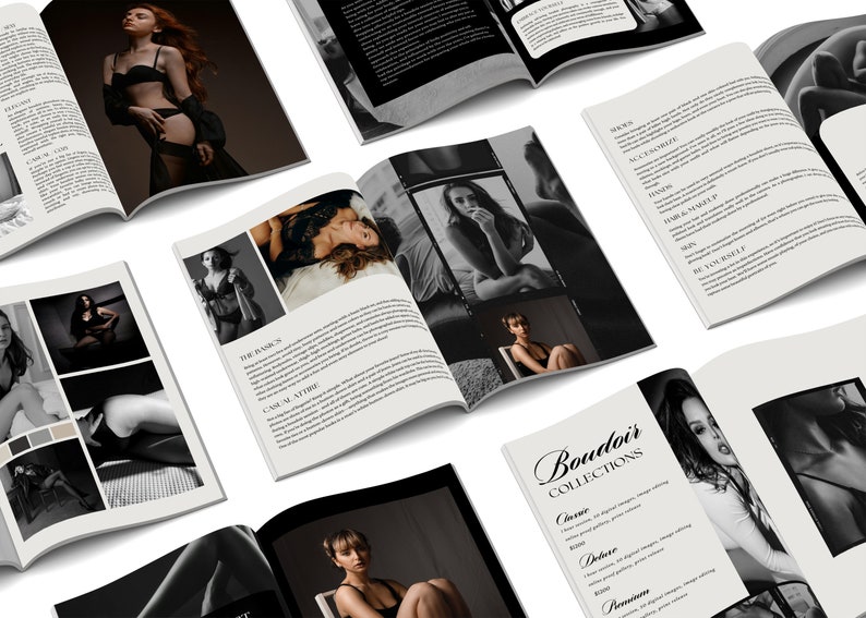 Boudoir Photography Client Guide: CANVA Magazine Template image 5