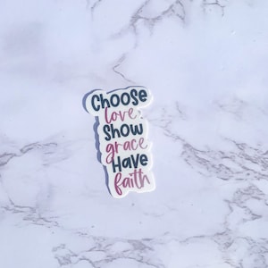 Choose joy sticker, inspirational sticker, quote sticker, car decal, planner sticker, planner decal, hope sticker, stocking stuffer