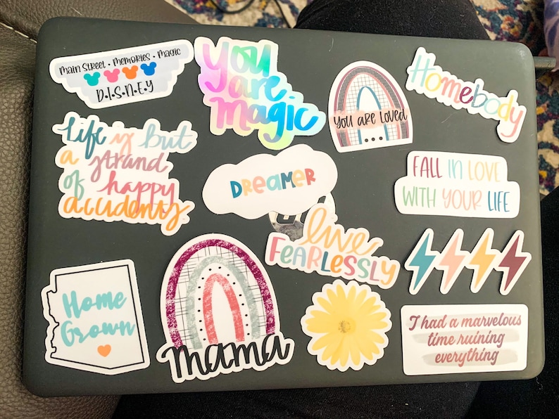 Fall is my favorite F word sticker, happiness sticker, boho gift, gift for friend, gift for sister, laptop decal, hydroflask sticker, decal image 5