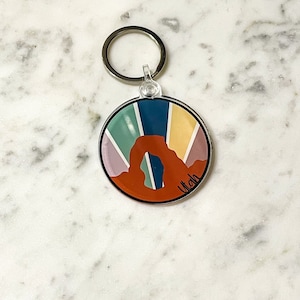 Arches acrylic keychain, Purse accessory, camping gift for him, secret Santa gift, stocking stuffer, gift exchange, Utah gift for her, decal
