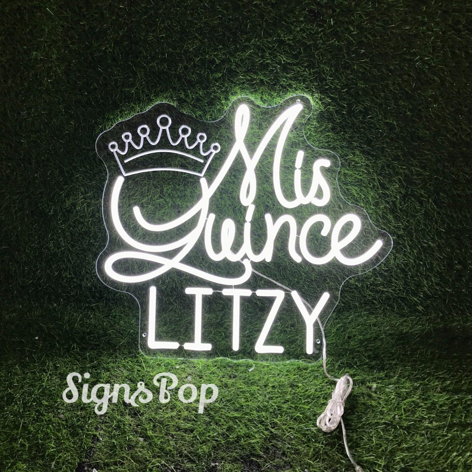 Mis Sign Mis Quince Name Neon Sign,custom Your Name 15th Birthday Party Neon ...