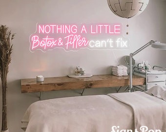 Enseigne au néon, enseigne au néon de studio de salon de beauté, enseigne au néon d&#39;art de Botox, décoration de Medspa, décoration de studio de spa d&#39;injecteur