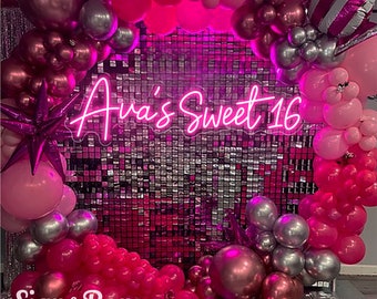 Custom Name Sweet 16 Neon Sign,sweet 16 Neon Light,16th Birthday